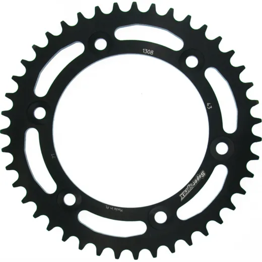 Alu-Rear Sprocket / Chain Wheel Supersprox 520/43t black 11618AK43