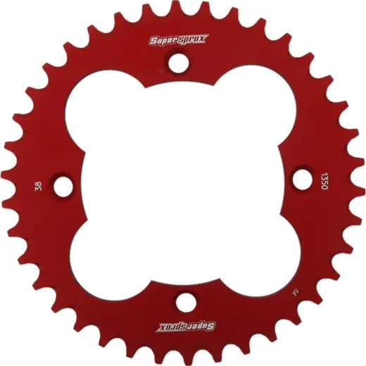 Alu-Rear Sprocket / Chain Wheel Supersprox 520/38t red