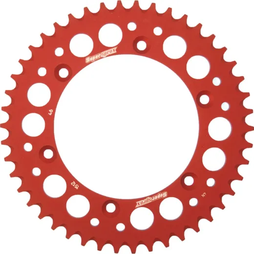 Alu-Rear Sprocket / Chain Wheel Supersprox 520/46t red 15206AR46
