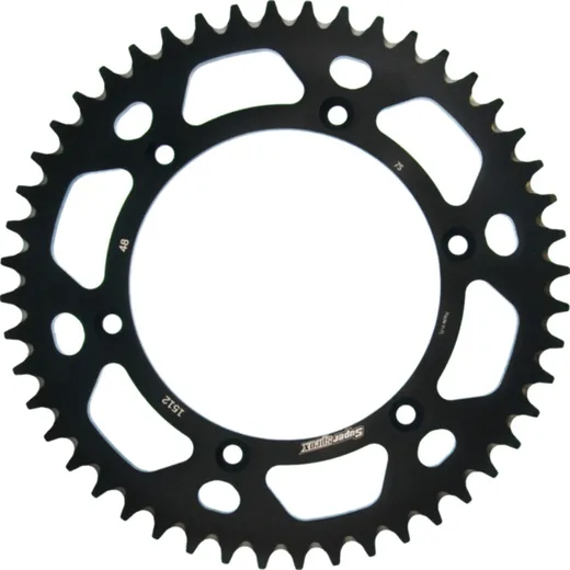 Alu-Rear Sprocket / Chain Wheel Supersprox 520/48t black 15206AK48