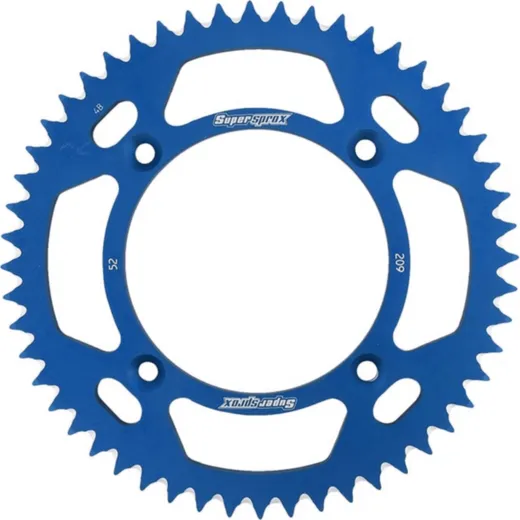 Alu-Rear Sprocket / Chain Wheel Supersprox 420/52t blue