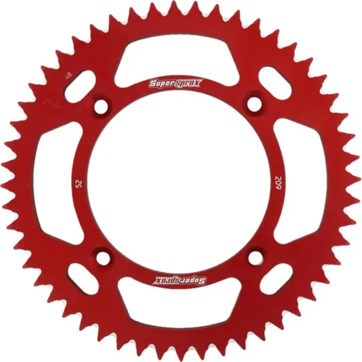 Alu-Rear Sprocket / Chain Wheel Supersprox 420/52t red