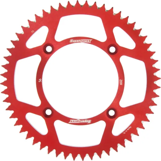 Alu-Rear Sprocket / Chain Wheel Supersprox 420/56t red