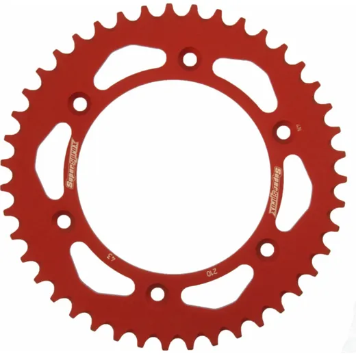 Alu-Rear Sprocket / Chain Wheel Supersprox 520/43t red