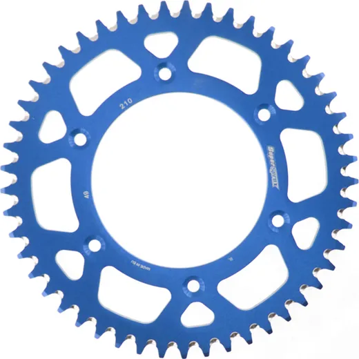 Alu-Rear Sprocket / Chain Wheel Supersprox 520/49t blue