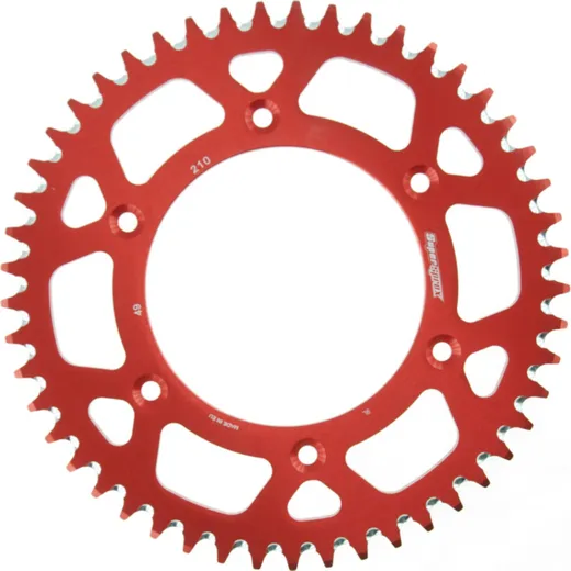 Alu-Rear Sprocket / Chain Wheel Supersprox 520/49t red