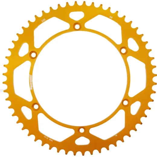 Alu-Rear Sprocket / Chain Wheel Supersprox 520/56t gold