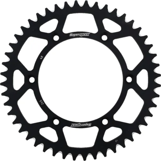Alu-Rear Sprocket / Chain Wheel Supersprox 520/48t black 30245AK48