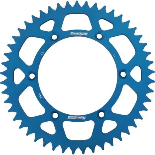 Alu-Rear Sprocket / Chain Wheel Supersprox 520/49t blue 30245AB49