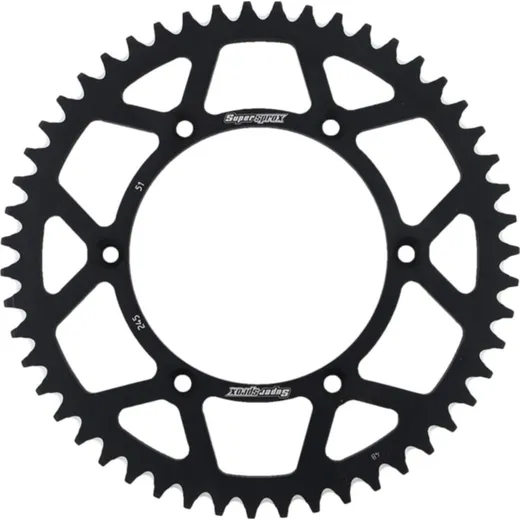 Alu-Rear Sprocket / Chain Wheel Supersprox 520/51t black 30245AK51