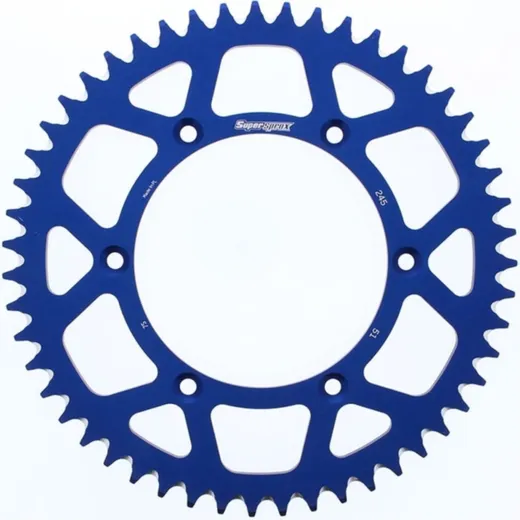 Alu-Rear Sprocket / Chain Wheel Supersprox 520/51t blue 30245AB51