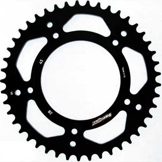 Alu-Rear Sprocket / Chain Wheel Supersprox 520/45t black 36306AK45
