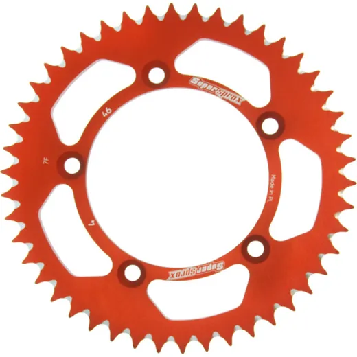Alu-Rear Sprocket / Chain Wheel Supersprox 420/46t orange