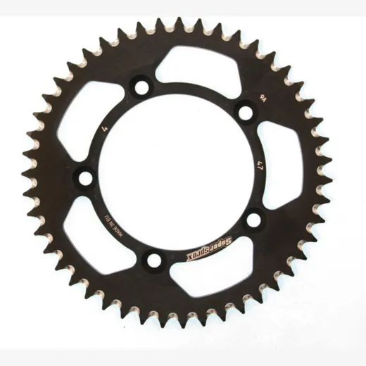 Alu-Rear Sprocket / Chain Wheel Supersprox 420/47t black 72101AK47
