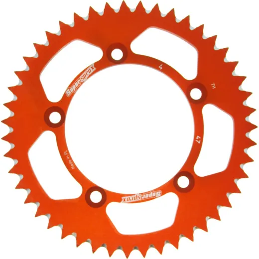 Alu-Rear Sprocket / Chain Wheel Supersprox 420/47t orange