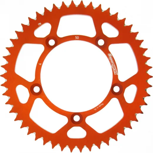 Alu-Rear Sprocket / Chain Wheel Supersprox 420/50t orange