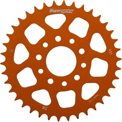 Alu-Rear Sprocket / Chain Wheel Supersprox 415/38t orange