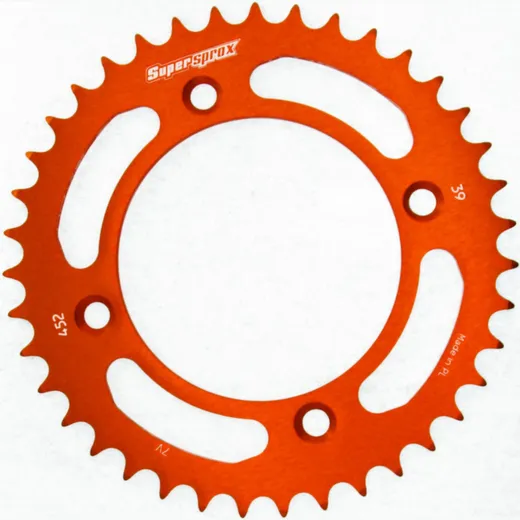Alu-Rear Sprocket / Chain Wheel Supersprox 415/39t orange 72103AO39