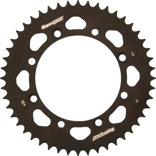 Alu-Rear Sprocket / Chain Wheel Supersprox 420/48t black 30455AK48
