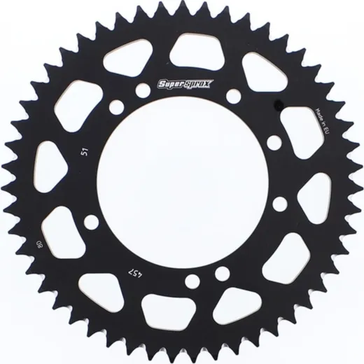 Alu-Rear Sprocket / Chain Wheel Supersprox 420/51t black 17104AK51