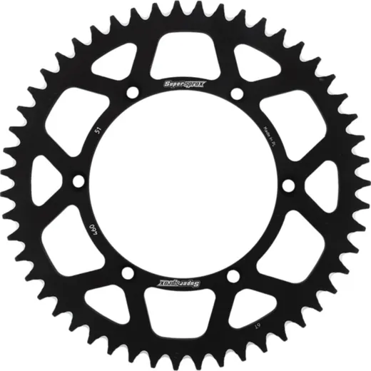 Alu-Rear Sprocket / Chain Wheel Supersprox 520/51t black 17206AK51