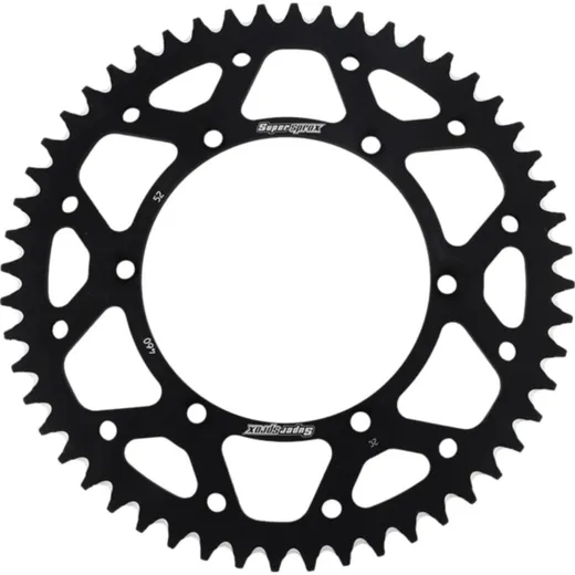 Alu-Rear Sprocket / Chain Wheel Supersprox 520/52t black 17206AK52
