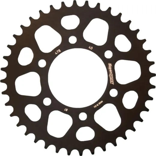 Alu-Rear Sprocket / Chain Wheel Supersprox 520/40t black 17403AK40