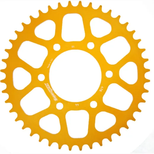 Alu-Rear Sprocket / Chain Wheel Supersprox 520/44t gold 17403AS44