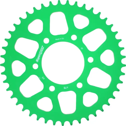 Alu-Rear Sprocket / Chain Wheel Supersprox 520/45t green 17403AG45