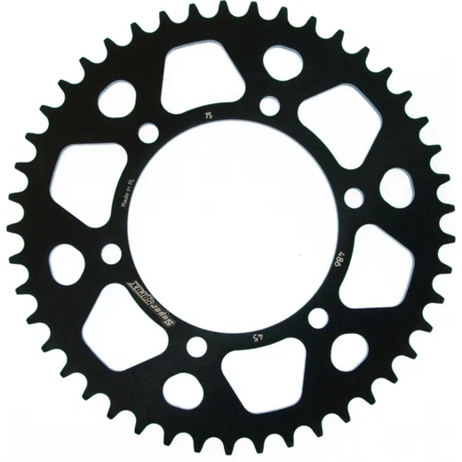 Alu-Rear Sprocket / Chain Wheel Supersprox 520/45t black 13812AK45