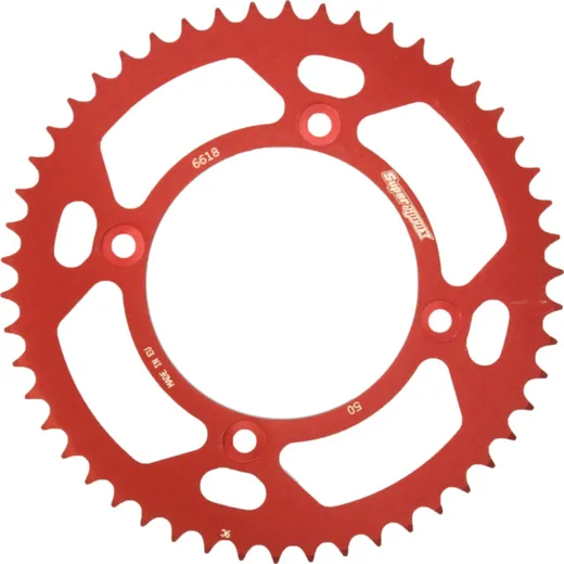 Alu-Rear Sprocket / Chain Wheel Supersprox 420/50t red 36618AR50