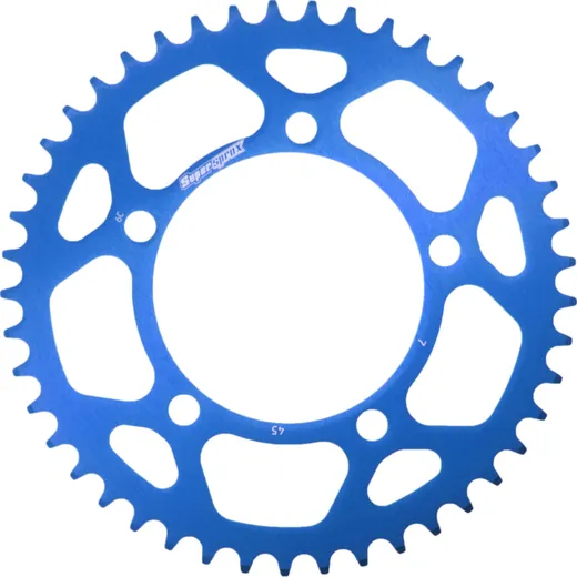 Alu-Rear Sprocket / Chain Wheel Supersprox 525/45t blue 36700AB45