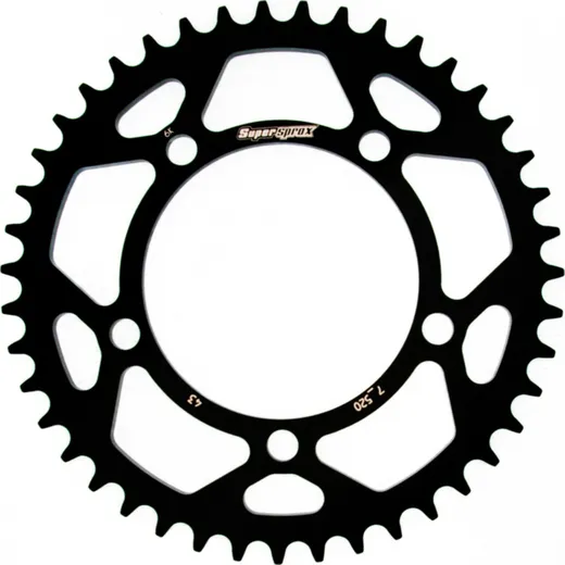 Alu-Rear Sprocket / Chain Wheel Supersprox 520/43t black 36701AK43