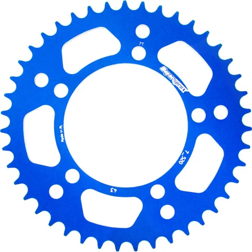Alu-Rear Sprocket / Chain Wheel Supersprox 520/43t blue 36701AB43
