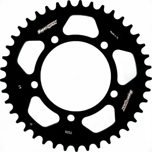 Alu-Rear Sprocket / Chain Wheel Supersprox 525/41t black 36715AK41