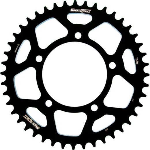Alu-Rear Sprocket / Chain Wheel Supersprox 525/44t black 36715AK44