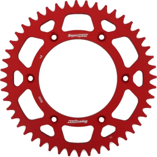 Alu-Rear Sprocket / Chain Wheel Supersprox 520/48t red 93340AR48