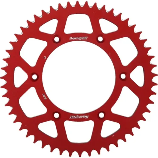 Alu-Rear Sprocket / Chain Wheel Supersprox 520/52t red 93340AR52