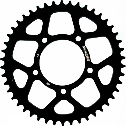 Alu-Rear Sprocket / Chain Wheel Supersprox 525/46t black 15404AK46