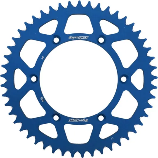 Alu-Rear Sprocket / Chain Wheel Supersprox 520/49t blue 15203AB49