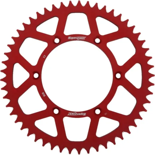Alu-Rear Sprocket / Chain Wheel Supersprox 520/53t red 15203AR53
