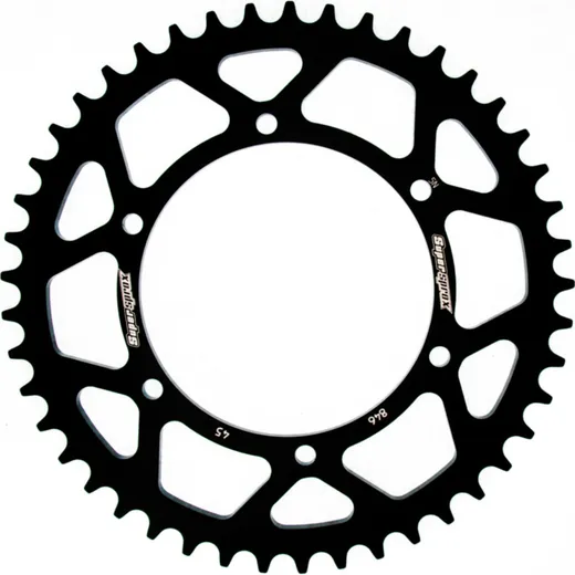 Alu-Rear Sprocket / Chain Wheel Supersprox 520/45t black 13304AK45