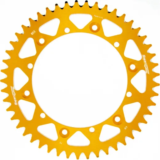 Alu-Rear Sprocket / Chain Wheel Supersprox 520/49t gold 13500AS49