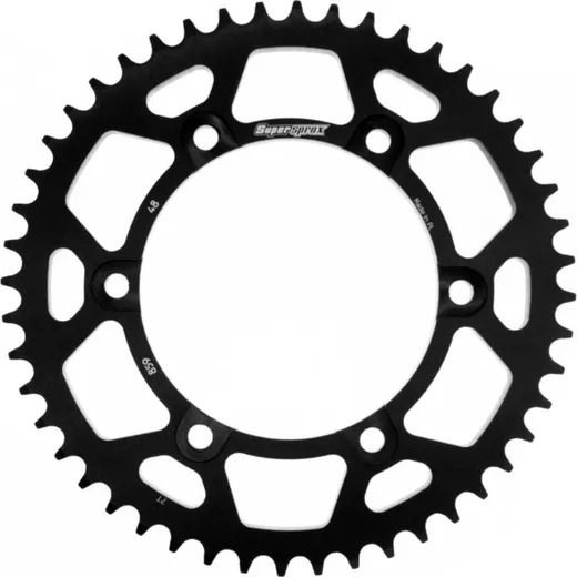 Alu-Rear Sprocket / Chain Wheel Supersprox 530/48t black 13801AK48