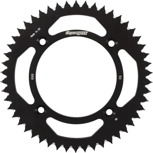 Alu-Rear Sprocket / Chain Wheel Supersprox 428/50t black 72200AK50