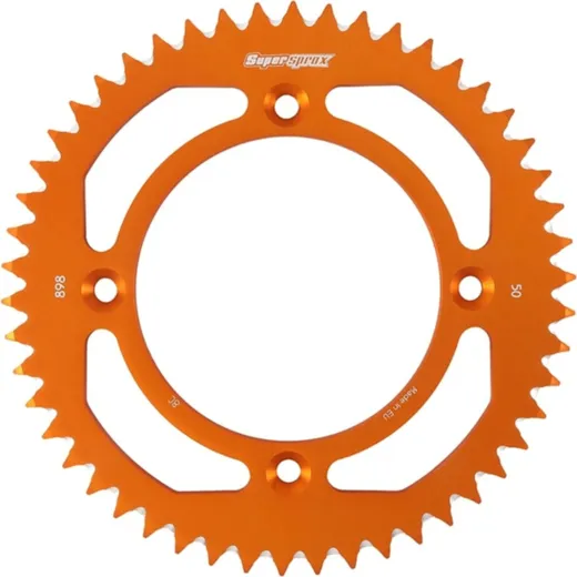 Alu-Rear Sprocket / Chain Wheel Supersprox 428/50t orange