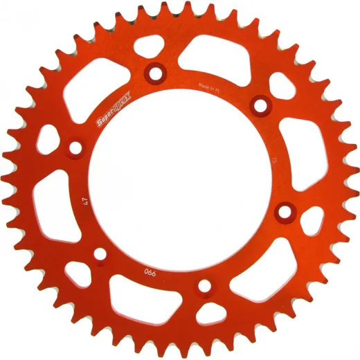 Alu-Rear Sprocket / Chain Wheel Supersprox 520/47t orange