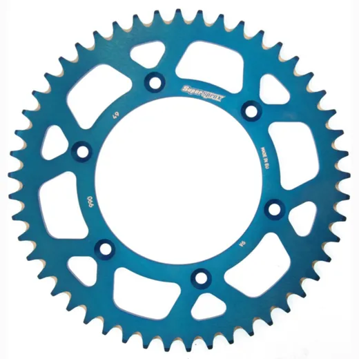 Alu-Rear Sprocket / Chain Wheel Supersprox 520/49t blue 72304AB49