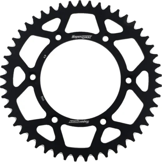 Alu-Rear Sprocket / Chain Wheel Supersprox 520/49t black 72304AK49
