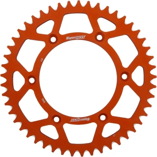 Alu-Rear Sprocket / Chain Wheel Supersprox 520/49t orange 72304AO49